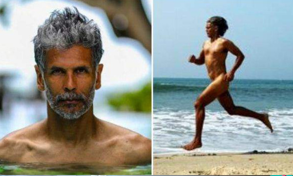 miland soman nude running photo in goa beach viral 