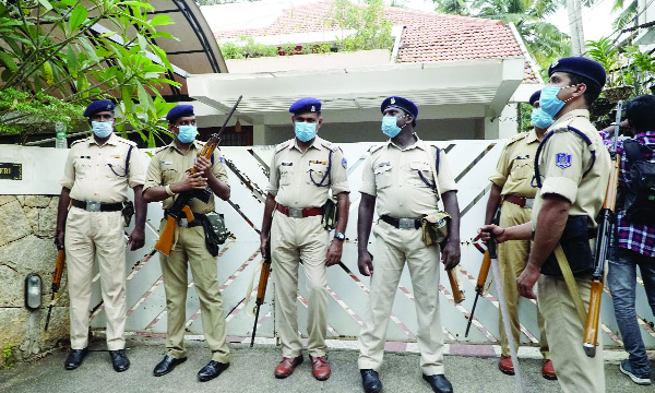 ED probe from bineesh's house