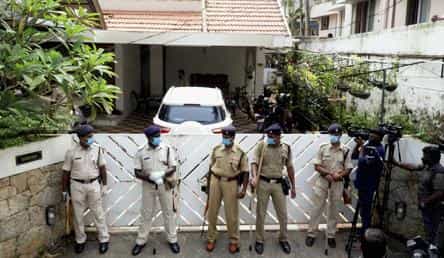 Raid at bineesh kodiyeris home 