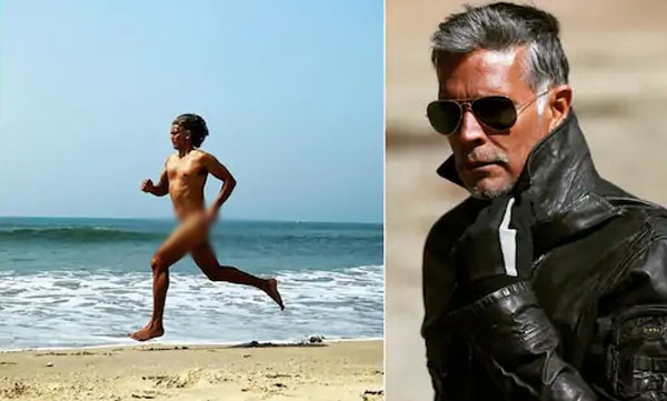 Case Registered Against Milind Soman for Running Nude on Goa Beach
