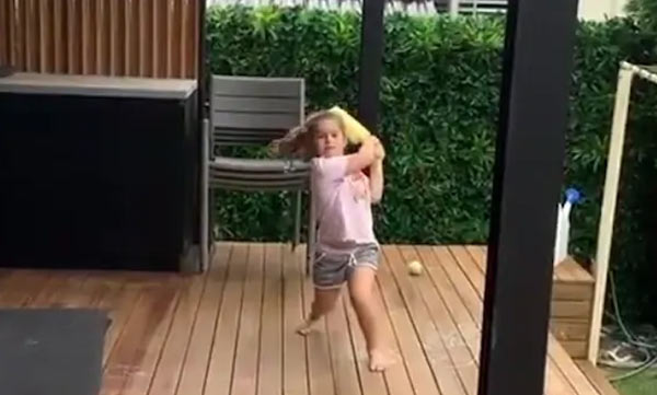 David Warner Shares Adorable Video Of Wife Candice Giving Batting Practice To Daughters. Watch