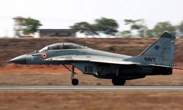 MiG-29K Trainer Aircraft Crashes into Sea
