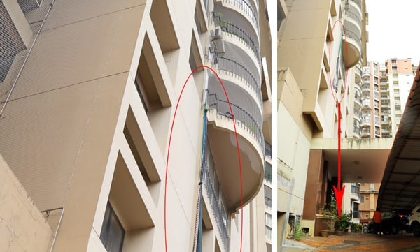 Lady fell from from flat in kochi died 