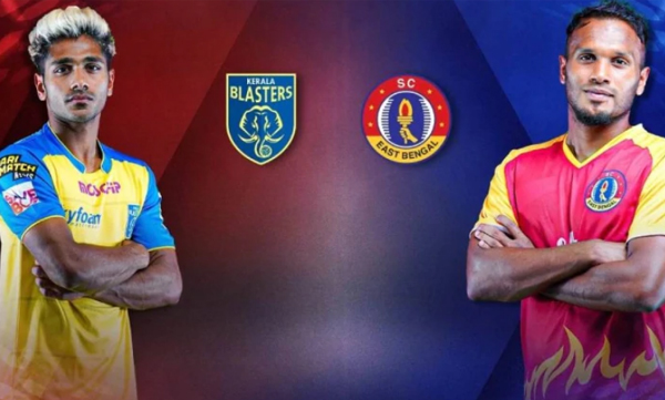 kerala blasters against east bengal; isl