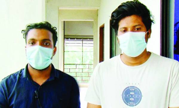 actress molesting case; two arrested