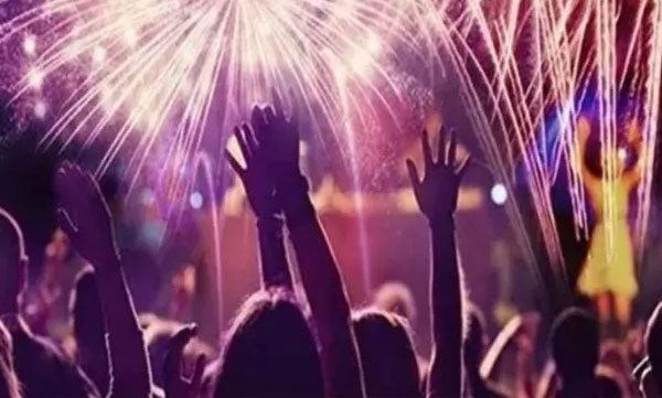 controls on new year celebration 