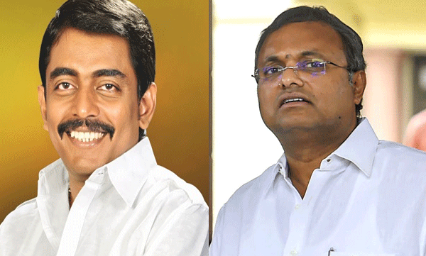 k mahendran against karthi chidambaram