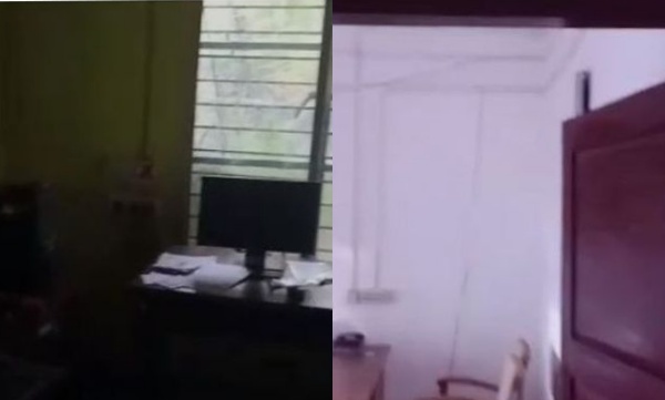 കൊല്ലത്ത് പഞ്ചായത്ത് ഓഫീസ് പൂട്ടാതെ ഉദ്യോഗസ്ഥർ മടങ്ങി