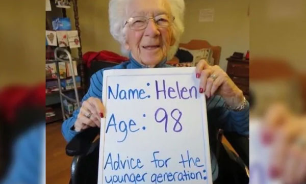 98 year old womans advice