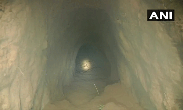 tunnel detected along india pak boarder