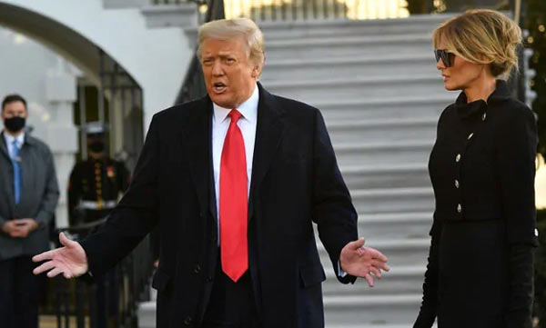 Donald Trump Leaves White House For The Last Time, Skips Biden's Oath