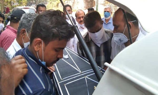 Last rites of christian woman in madrasa