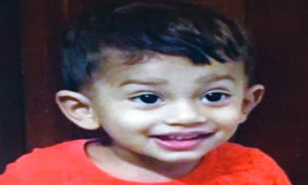 Tv fell on body while playing 