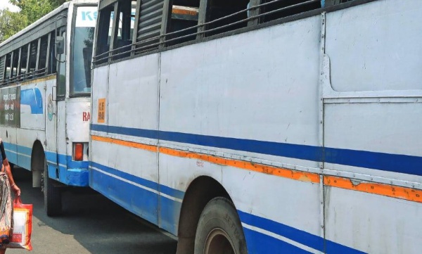 Theft ksrtc bus from kollam dipo
