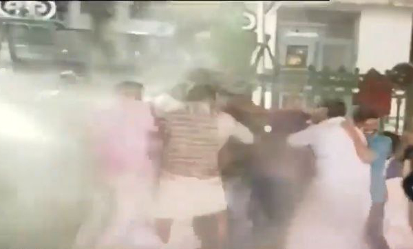 police action in youth congress march