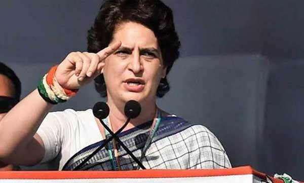  large groups banned as priyanka gandhi joins up kisan mahapanchayath