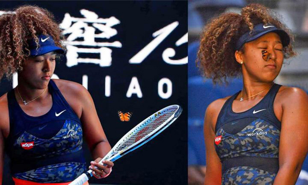 naomi osaka butterfly