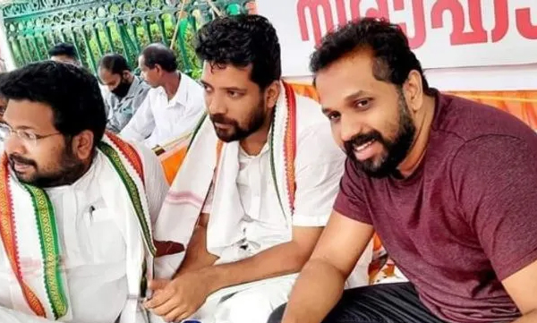 arun gopy in youth congress stage