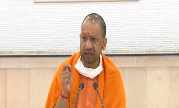 uttar pradesh cm yogi adityanath flags off bjps vijaya yatra