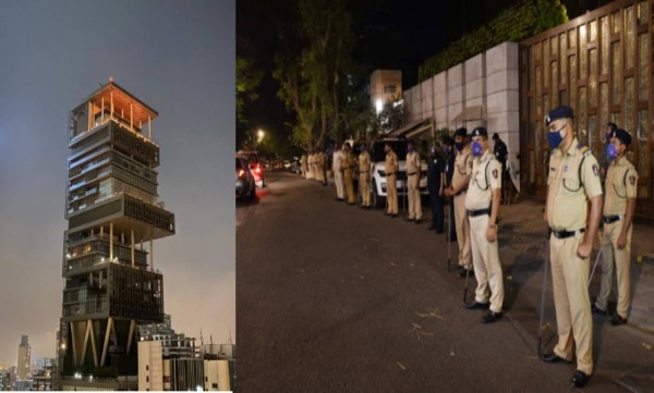 Explosives found near Mukesh ambani's house 