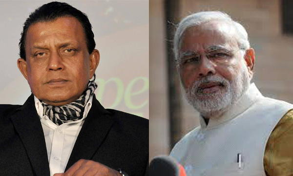 modi's rali participating film star mithun chakravarthy