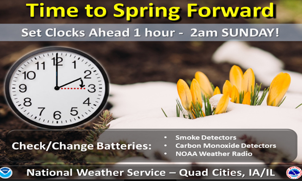 Time Change in USA March 14