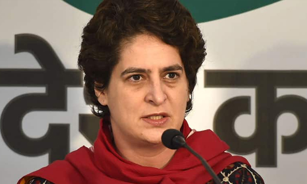 pm sad about Disha Ravi's tweet but not by assam floods says priyanka gandhi 