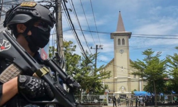 Human bomb attack in indonesia 