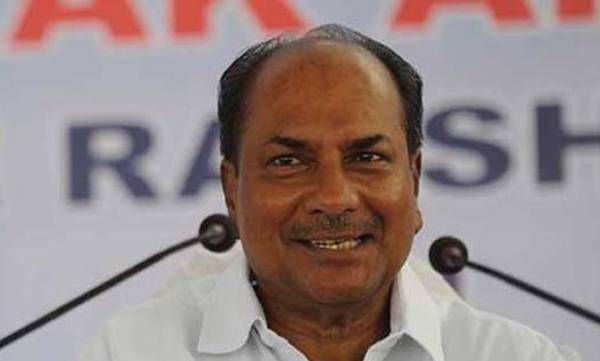 A k antony about election issues 