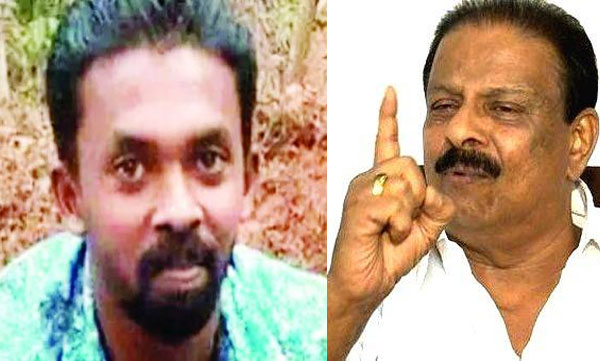 mansoor murder case; k sudhakaran 