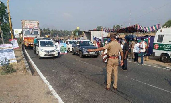 Checking at walayar again stricten 