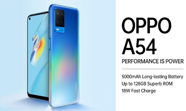 OPPO A54 launched in India