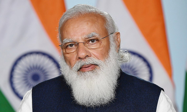 free vaccination news pm modi replay for media