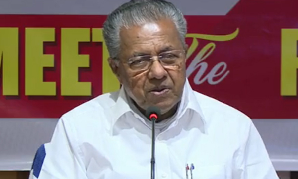 pinarayi vijayan meet the press