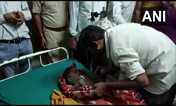 Boy rescued from borewell