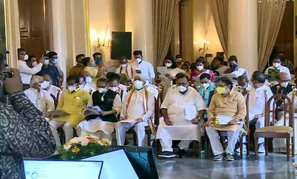 Himanta sworn in as asam cm, 43 TMC Leaders Sworn-in as Ministers in Bengal