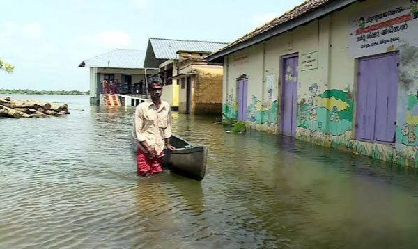Flood, rain in kuttanad 
