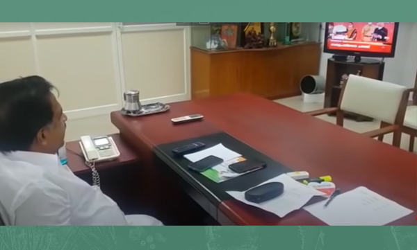 Ramesh Chennithala sees the swearing as virtual