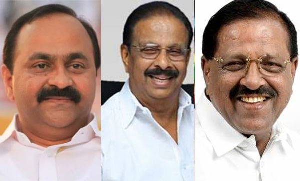 k sudhakaran and rajmohan unnithan welcomes v,d satheesan