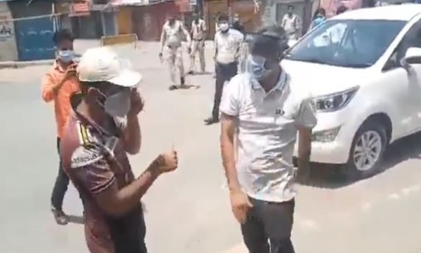 Dist. Collector beaten man for viloating lockdown