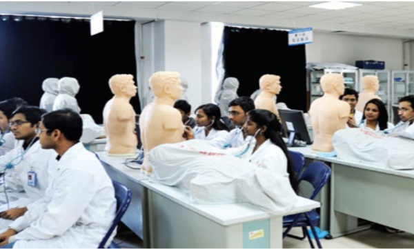 Medical students in china