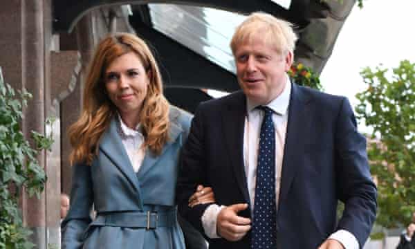 British PM boris johnson and carrie got married