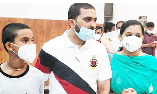 Bex Krishnan who escaped from death penalty reached home