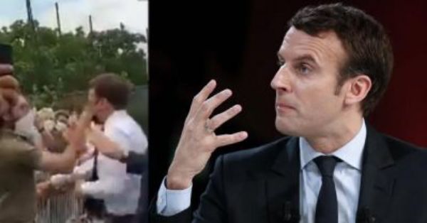 Man who slapped French President jailed