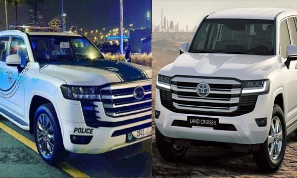 toyota land cruiser 300 dubai POLICE