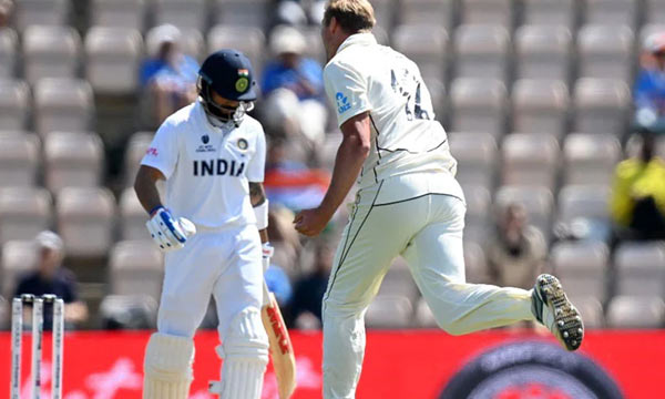 India vs New Zealand WTC Final : India Reeling After Kyle Jamieson Snags Virat Kohli, Cheteshwar Pujara