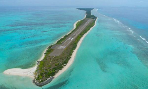 Lakshadweep visit of t n. Prathapan and haibi eaden 