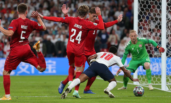 Euro 2020: What was the controversy behind Raheem Sterling's penalty win for England against Denmark?