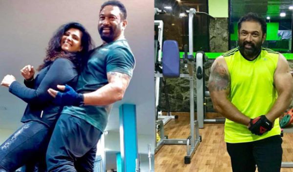 Babu raj with vani vishwanath 