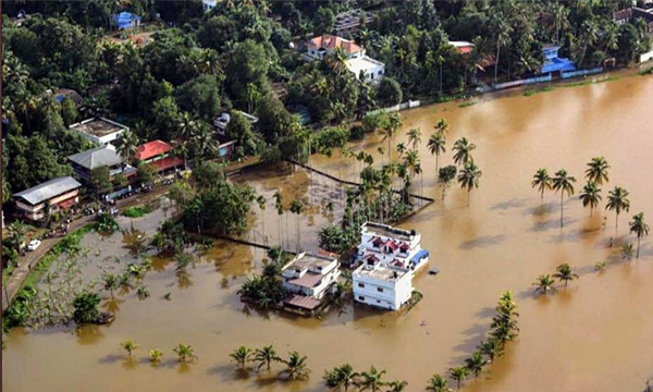What caused the Kerala floods?